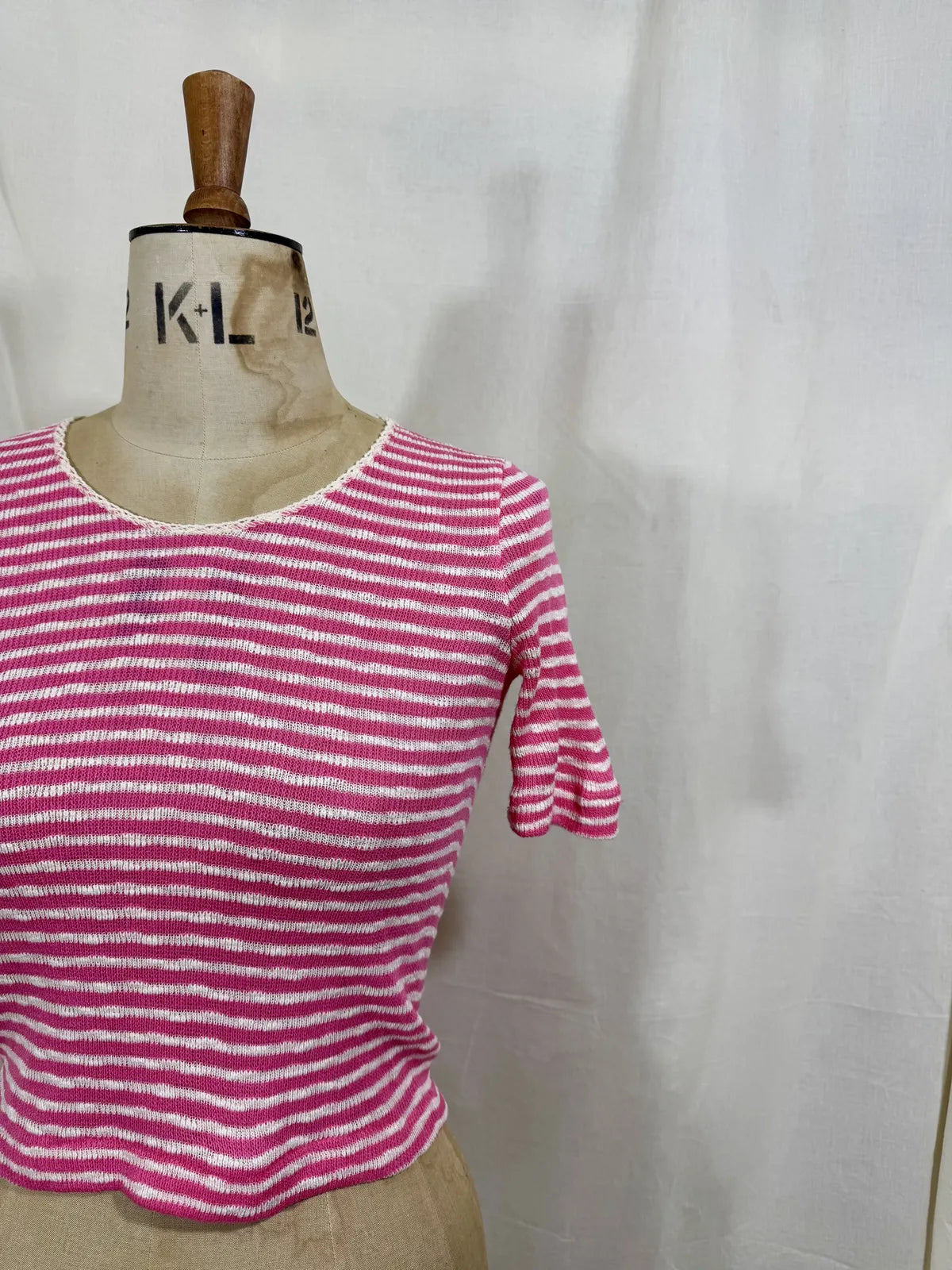Vintage 1970’s candy stripe Erica Budd knit