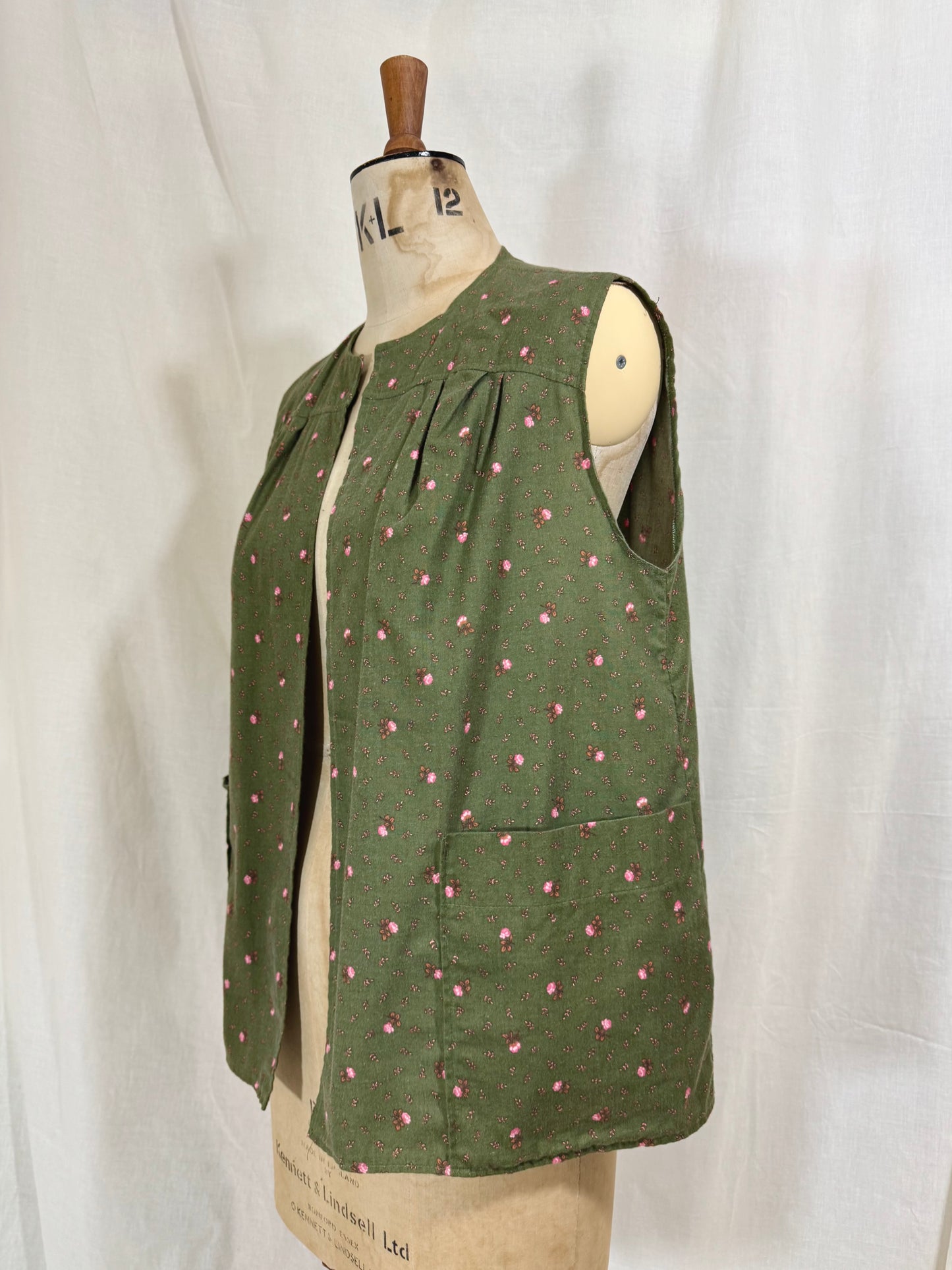 Vintage 1970s Laura Ashley Artists Vest