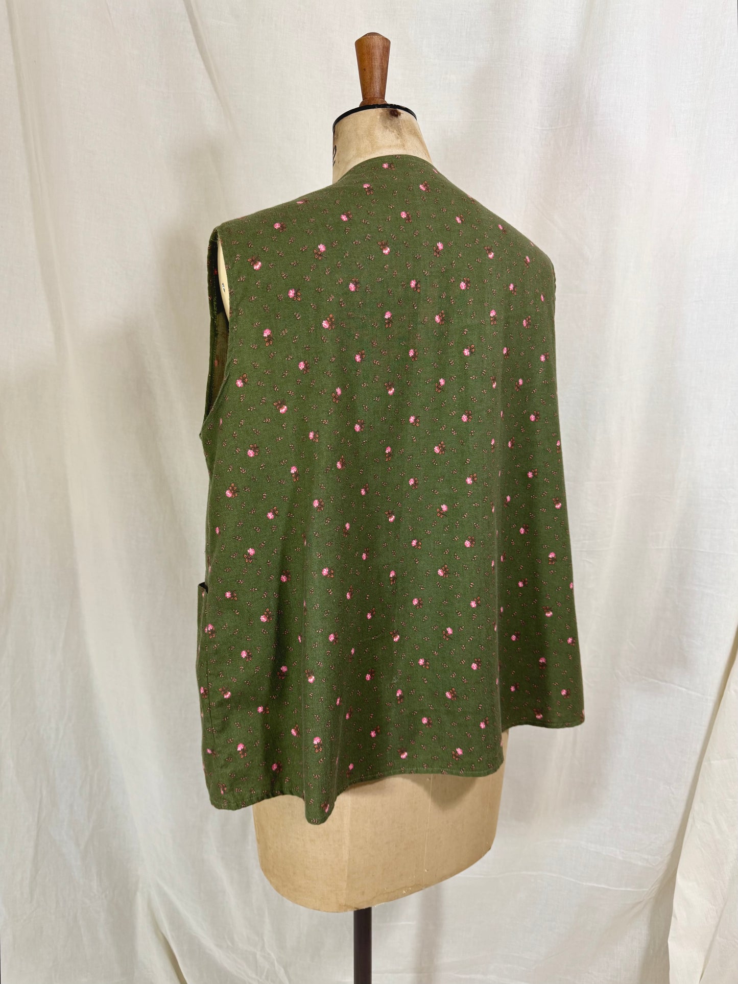 Vintage 1970s Laura Ashley Artists Vest