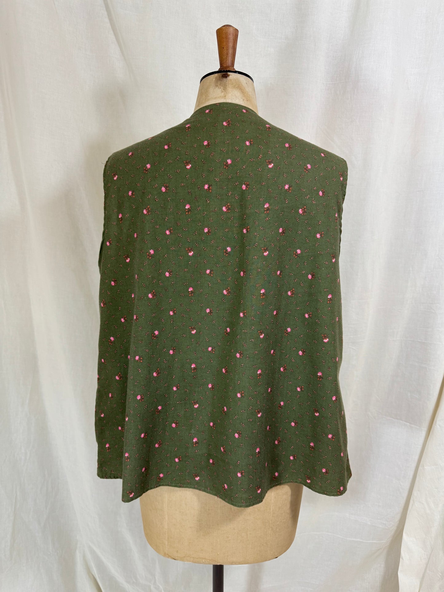 Vintage 1970s Laura Ashley Artists Vest