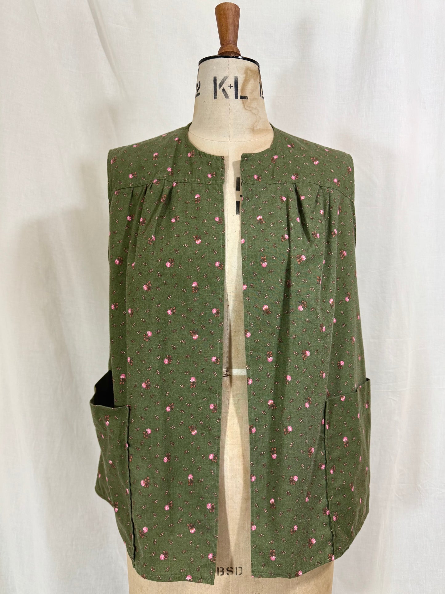 Vintage 1970s Laura Ashley Artists Vest