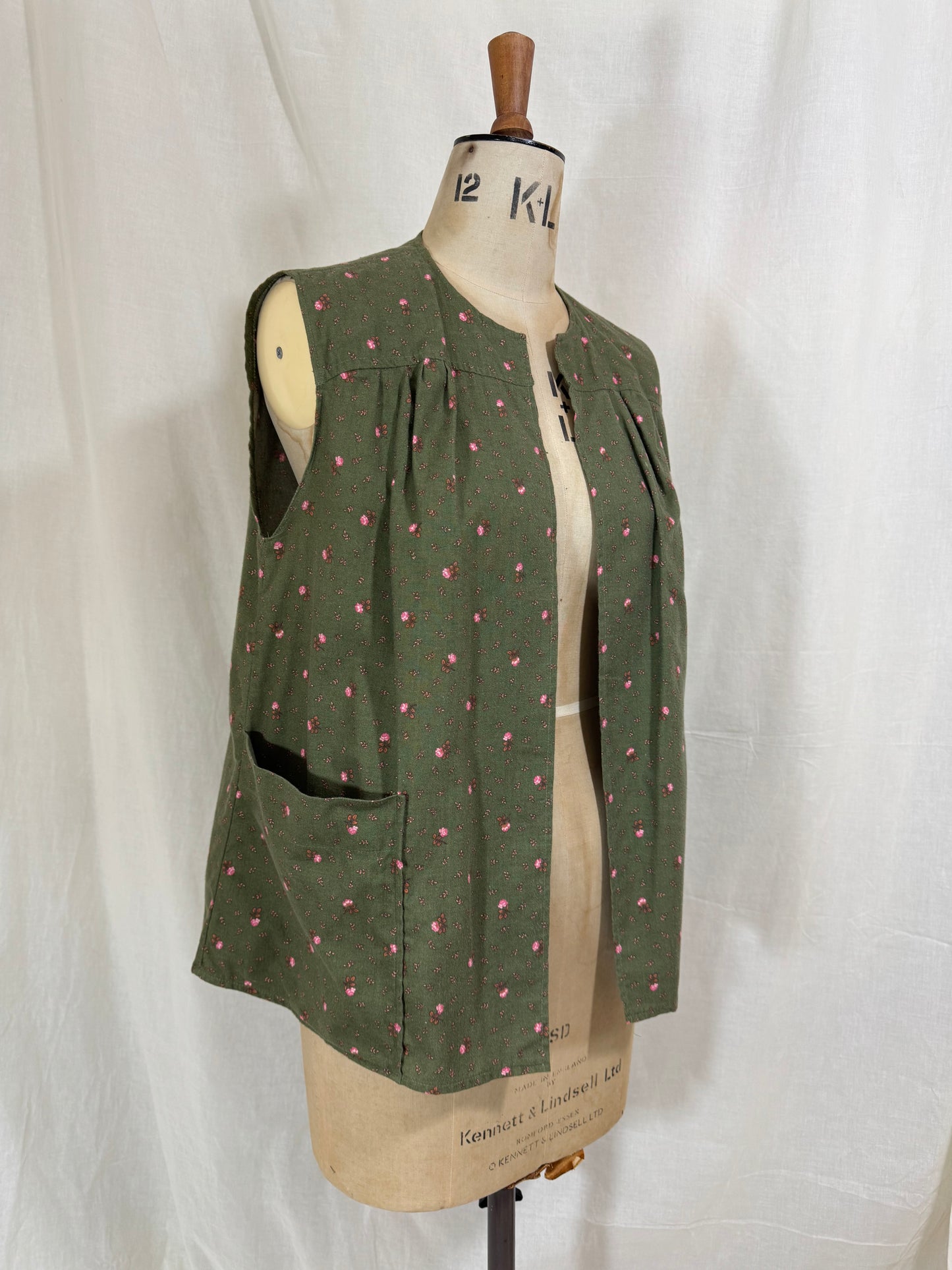 Vintage 1970s Laura Ashley Artists Vest