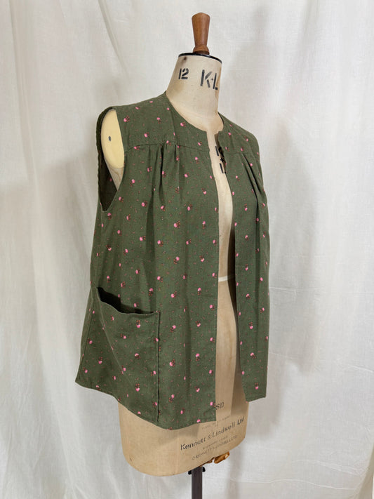 Vintage 1970s Laura Ashley Artists Vest
