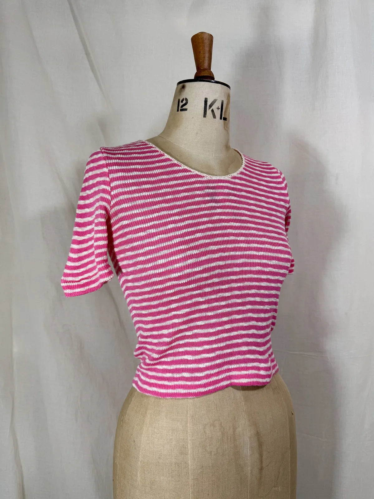 Vintage 1970’s candy stripe Erica Budd knit
