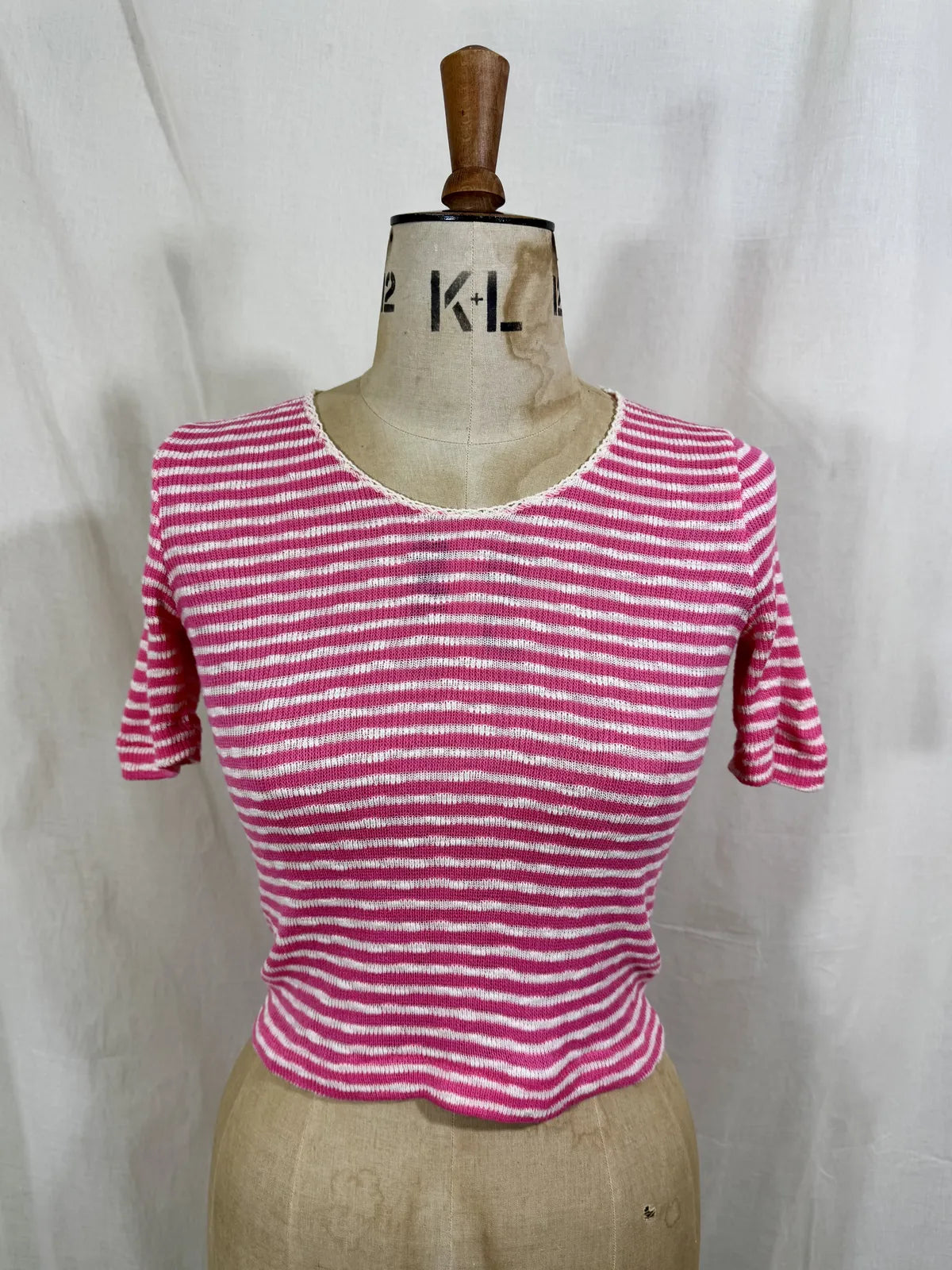 Vintage 1970’s candy stripe Erica Budd knit