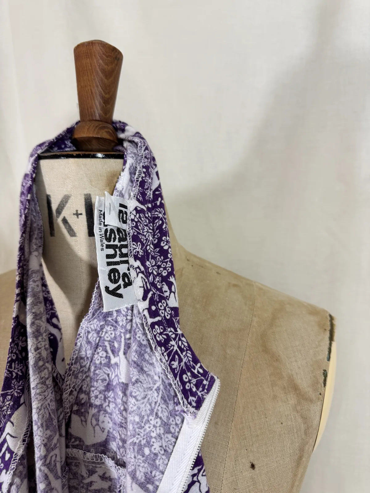 cLaura Ashley 1960s black label on mannequin