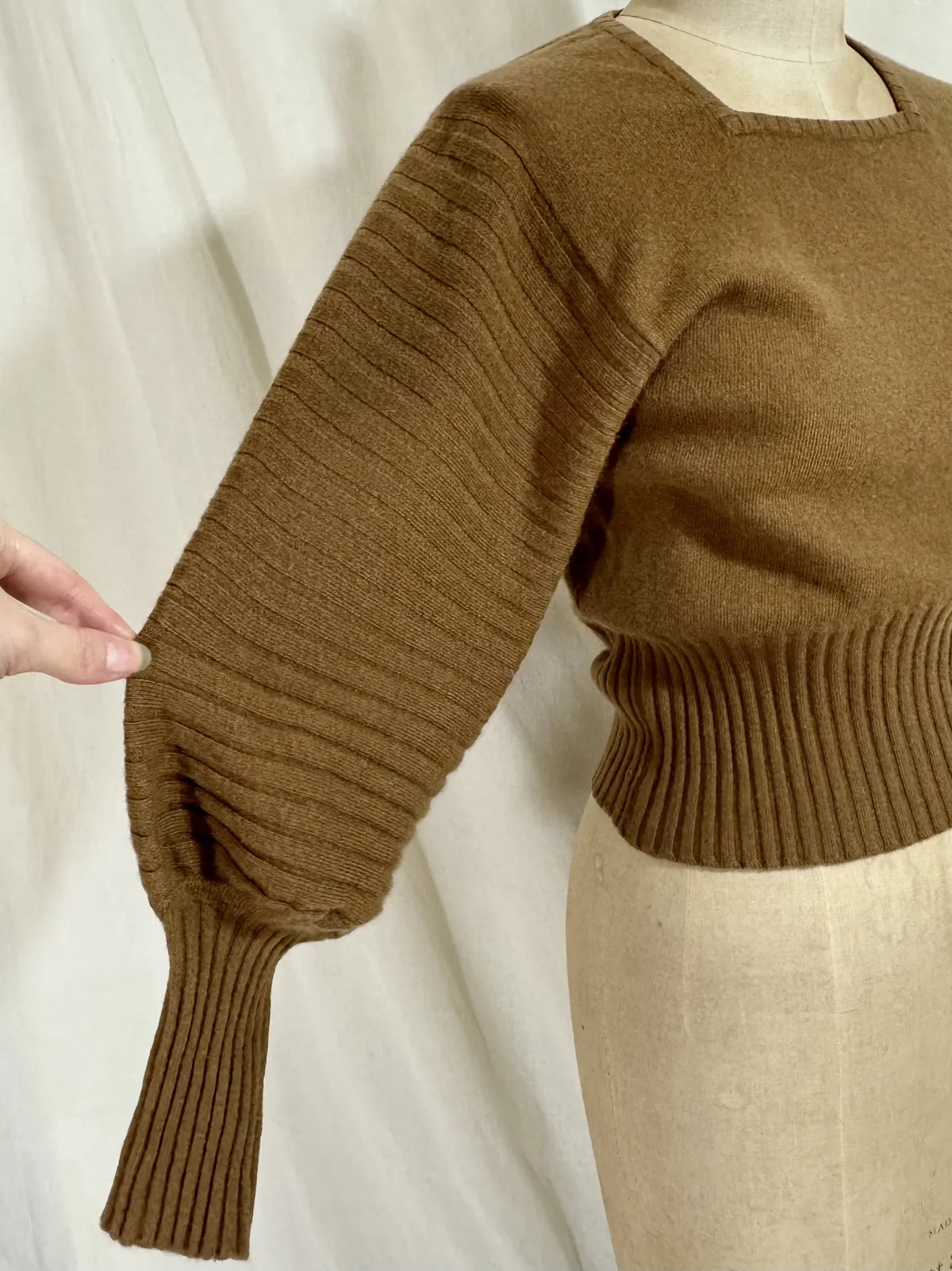 Vintage 1970s Collectible Valerie Louthan Cashmere Sweater